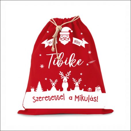 Szeretettel a Mikulás!  (Mikulás zsák)